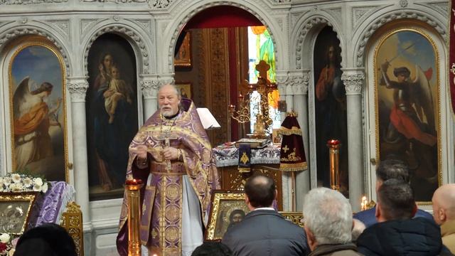 Неделя 5-я Великого поста, проповедь после Божественной Литургии