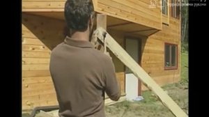 Возведение столбов и балок для террасы [Часть 5]