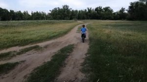 Первая поездка Илюши на Питбайк Kayo dbr sx50-a
