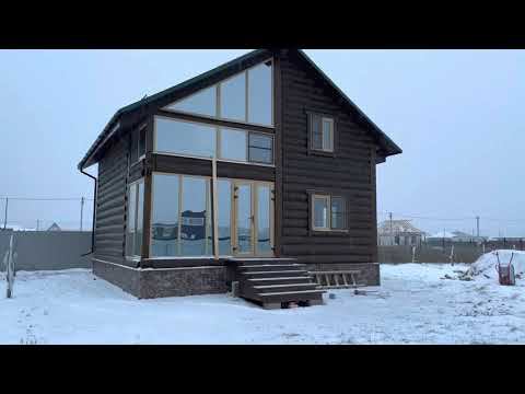 Сруб дома с отделкой. Дом из рубленного бревна. смотреть онлайн