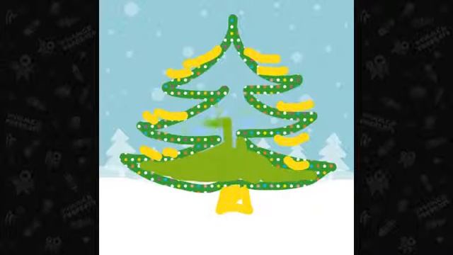 Рисуем Ёлочку в мобильном приложении. смотреть онлайн