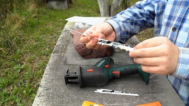 Metabo SSE 18 LTX Compact Аккумуляторная ножовка, обзор и рекомендации, обрезка сада. смотреть онлайн