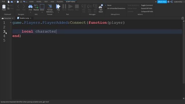 How To Disable Jumping In Your Roblox Game! | Roblox Scripting Tutorial