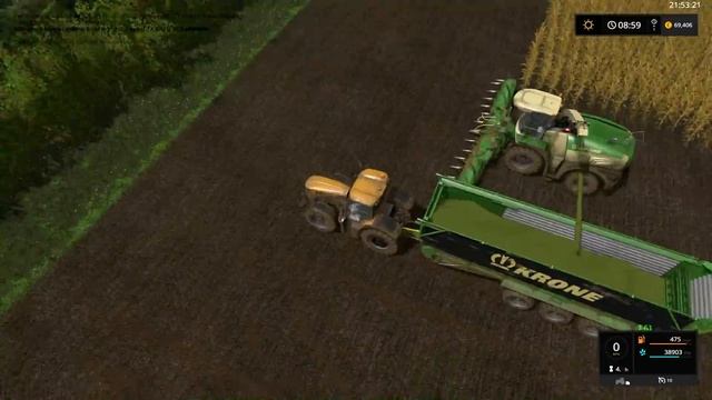 Farming Simulator 17 Timelapse 8 (Polska Kraina) - Corn silage! смотреть онлайн
