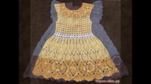 Baby Knitting Dress  /Детские платья крючком