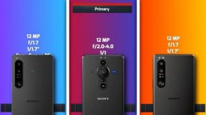 Sony Xperia 1 IV vs Sony Xperia Pro-I vs Sony Xperia 1 III