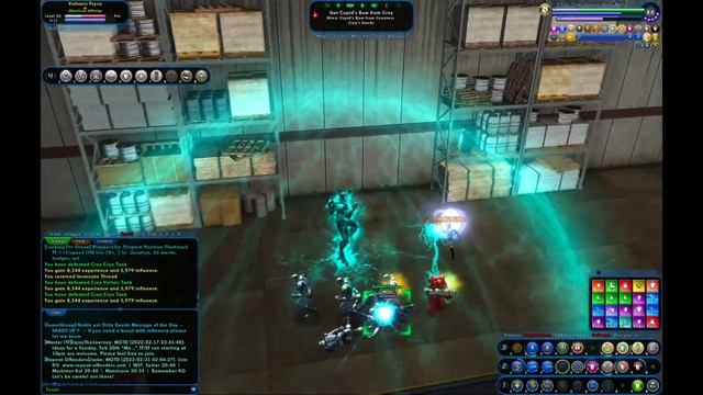Electric Affinity/Electric Blast Defender solo vs Elite Boss and waves of ambushes, lvl 54 enemies.
