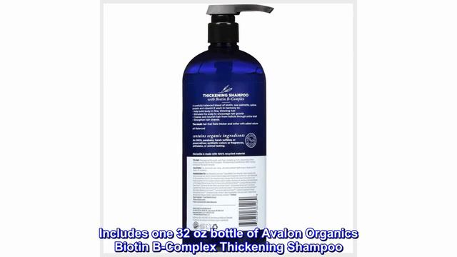 Great product - Avalon Organics Therapy Thickening Shampoo, Biotin B-Complex, 32 Oz смотреть онлайн