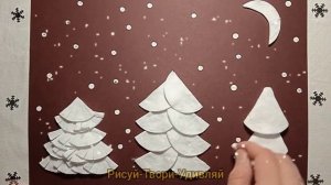 Поделка в сад на Новый год. Поделки из ватных дисков своими руками.