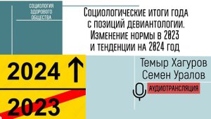 Социологические итоги года с позиций девиантологии. Изменения нормы в 2023 и тенденции на 2024 год