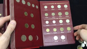 Моя коллекция в альбомах альбонумизматико. Дополнительные листы монеты РСФСР, СССР, РФ.