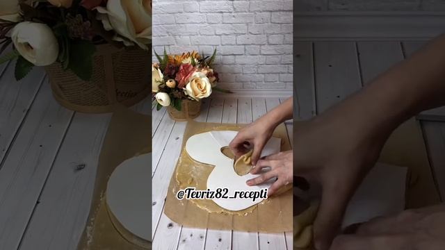 Торт сердце. Медовые коржи.