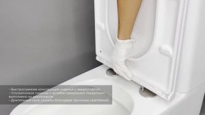 Безободковый Унитаз компакт DT1437016 от немецкого бренда D&K