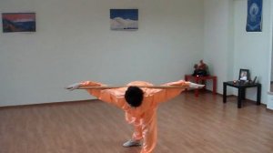 Цигун Разминка с палкой