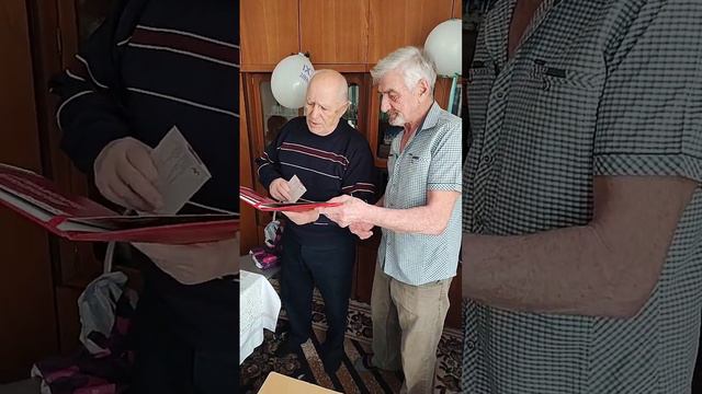 поздравление с 75 летием от дорого друга Володи! смотреть онлайн