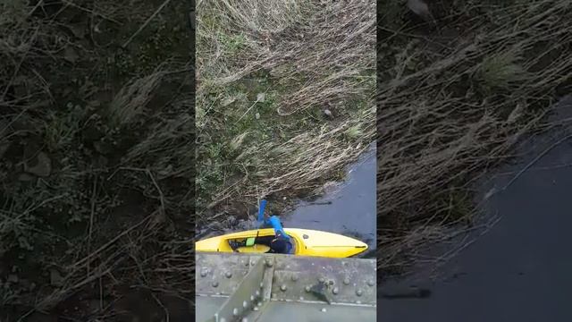 Cheap Chinese Kayak on the River Garnock