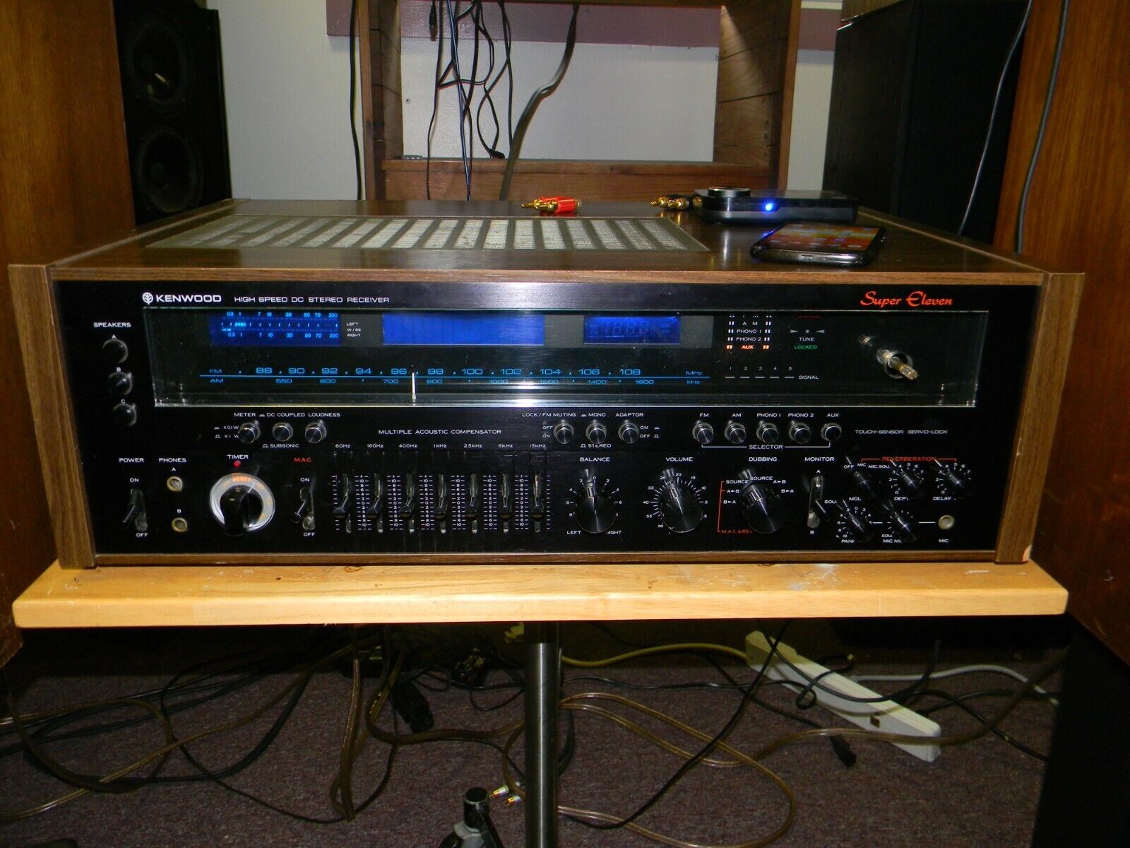 Kenwood Super Eleven 11 High Speed Dc Stereo Receiver-ЯПОНИЯ.