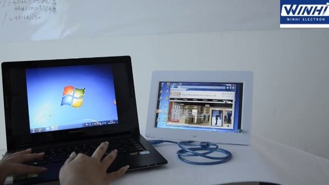 WH101US 10 inch portable PC screen mini tv extend copy USB powered extend or mirror monitor смотреть онлайн