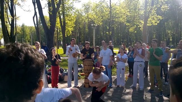 капоэйра:) парк 50 лет Победы. 09.05.15г смотреть онлайн