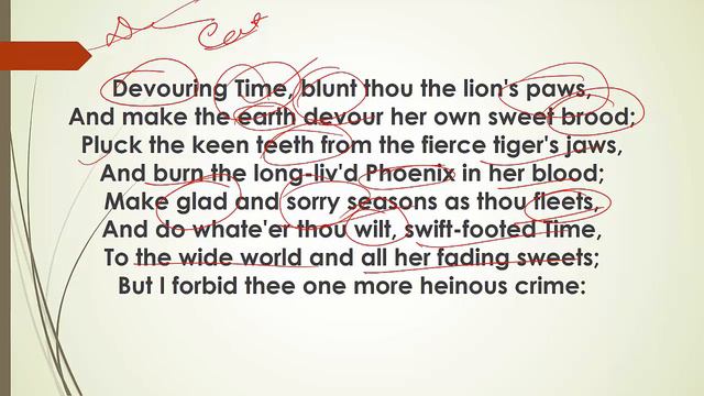 #149 Sonnet 19 William Shakespeare English Literature Explanation Summary Analysis смотреть онлайн