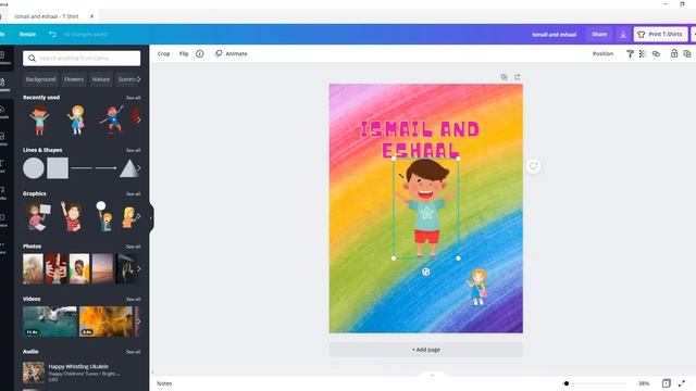 making t shirt design with Canva! смотреть онлайн