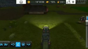 Кошу и везу тюки травы животным. fs 16