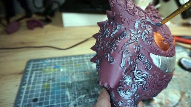 Ornamental Gengar Pokemon - How to paint - 3D printed on Ender6 3DJake purple matte смотреть онлайн