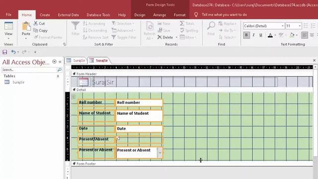 Student Exam Attendance Application in Microsoft Access@COMPUTEREXCELSOLUTION смотреть онлайн