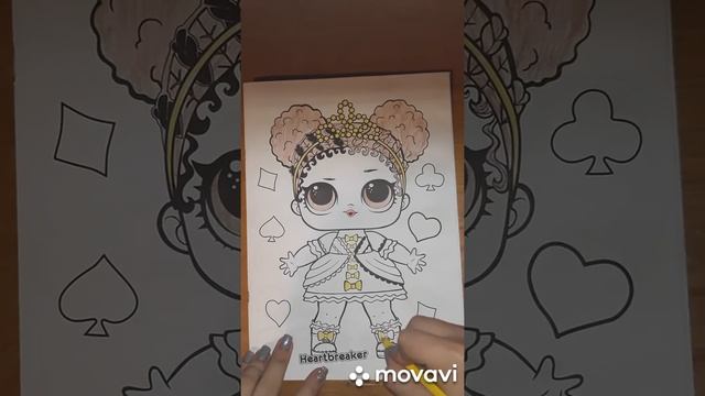 Раскраска куклы LOL Heartbreaker смотреть онлайн