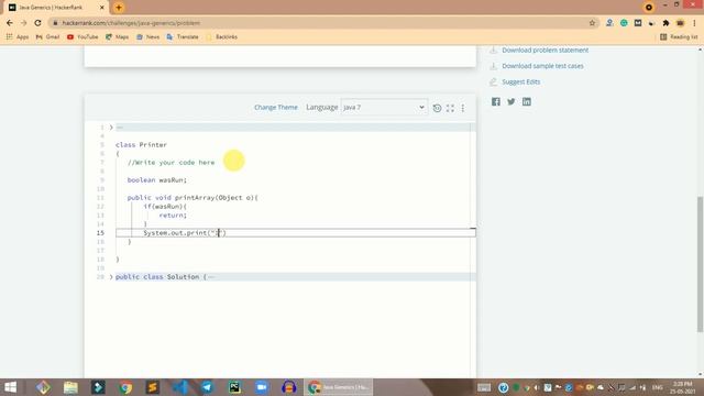 HackerRank Java Generics problem solution in Java | Java problems solutions | Programmingoneonone