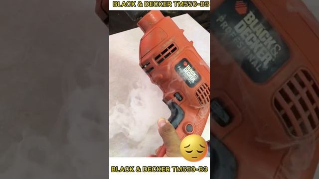 Se quemó mi taladro black y decker TM550-B3 ?