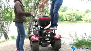 ТРЕХКОЛЕСНЫЙ ЭЛЕКТРОСКУТЕР НЕЗАВИСИМЫЙ МОСТ CITYCOCO BR80 электротрайк тест драйв электротрицикл