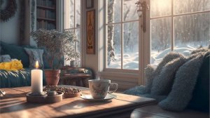 Зимняя уютная кофейня 4k? Джазовая музыка для спокойствия, релакса, концентрации #4