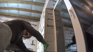Штукатурка Оконных ОТКОСОВ Ремонт в комнате Марка
