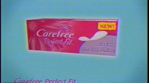 2004 Carefree Perfect Fit Panty Liner Commercial