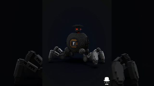 Voxel Animated Robot made with Magicavoxel and Voxedit for lowpoly games like The Sandbox Game !