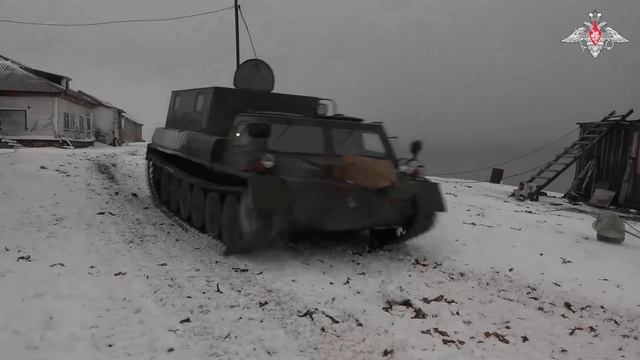 Арктическая группировка СФ  провела учение на мысе Челюскин