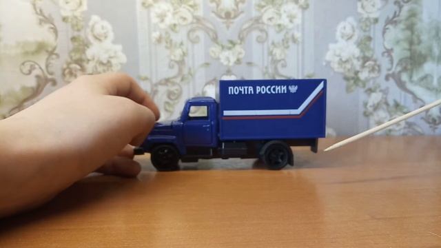 Обзор масштабной модели ГАЗ-3307 "Почта России" 1:43 | ТЕХНОПАРК ?