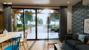 Tiny House Design | 5.5m x 8m House plan with 2 Bedroom