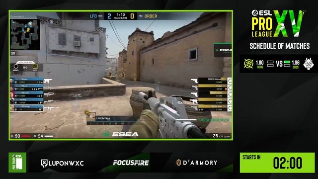 Ninjas in Pyjamas vs G2 Esports | ESL Pro League S15 смотреть онлайн