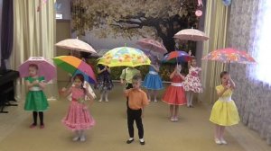 "Дождик, дождик, уходи!", подготовительная группа.