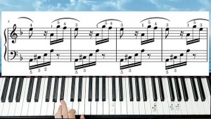 Бетховен Буря Соната17 На Пианино Легко Beethoven Sonata 17(отрывок )+ НОТЫ?