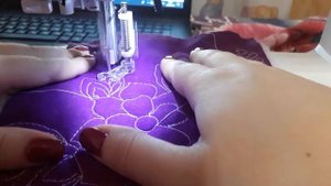 Обзор лапки #2. Квилтинг или ФИГУРНАЯ СТЕЖКА. DIY.