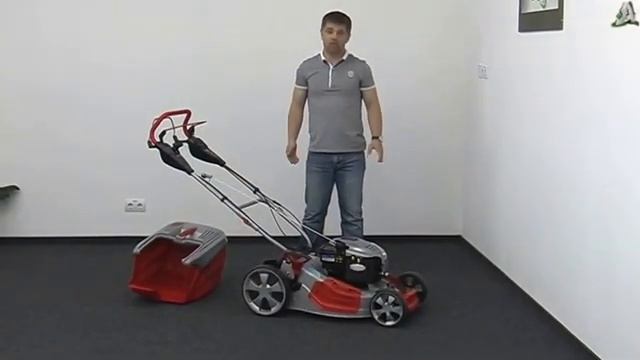 Тестирование газонокосилки с функцией мульчирования