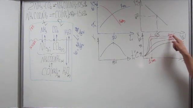 Производство карбамида. Термодинамика синтеза. Влияние NH3:CO2, H2O:СО2, t, P на степень конверсии смотреть онлайн