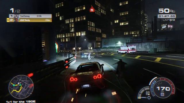 Defeating ASAP Rocky in NFS Unbound! смотреть онлайн