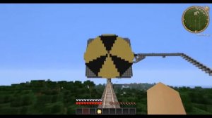 Ядерный взрыв в Minecraft full HD, 1080p