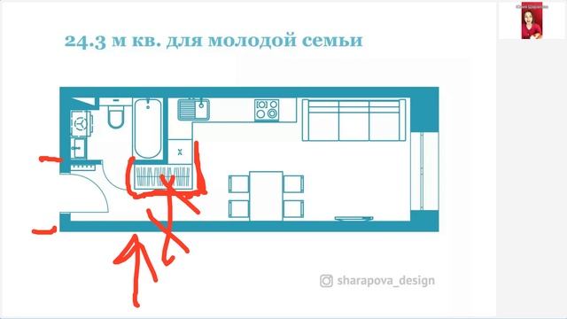Дизайн-марафон "Маленькая квартира": Планировки