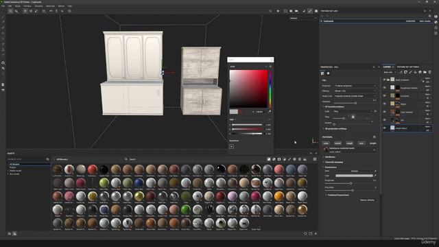 4. 16. Texturing the Cupboards