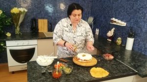 Эклерный закусочный торт Скандинавский. Торт Шадлав. Мясные торты
